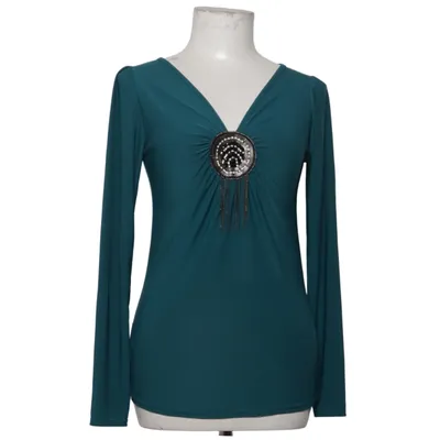 Bluse (Blå) fra Ella Elastan, Polyester