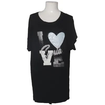 T-shirt (Noir) de Foresta Bella Élasthane, Viscose