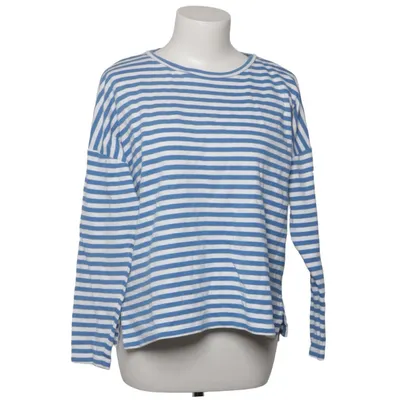 Lange mouwen shirt (Blauw, Wit) van Essentials by Tchibo Katoen