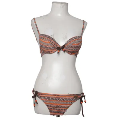 Bikini (Oranje, Bruin, Wit) van Buffalo Elastaan, Polyamide