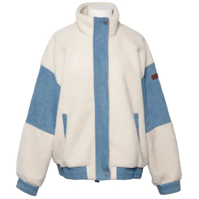 Winterjas (Beige, Blauw) van Roxy Katoen, Polyester