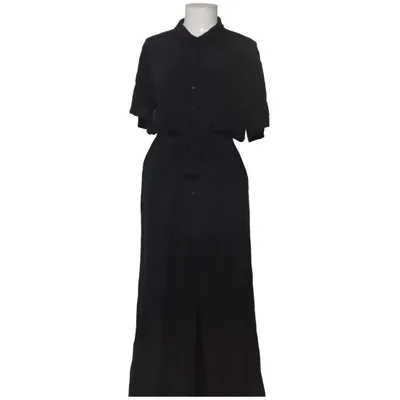 Shirt dress (Black) from Denham Cupro, Viscose