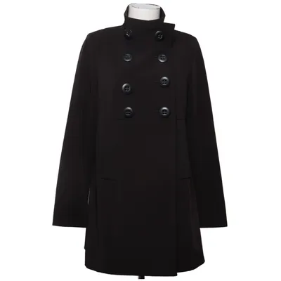 Coat (Black) from Fashion Line Polyester
