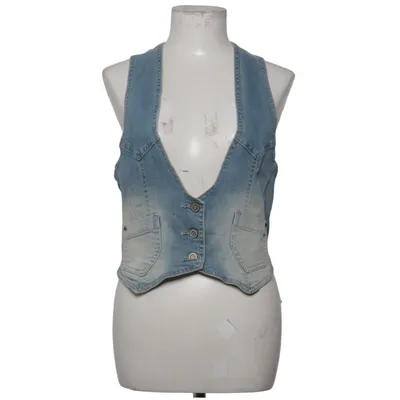 Gilet en jean (Bleu, Beige, Multicolore) de Valleygirl