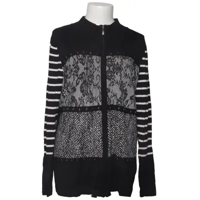 Cardigan (Sort, Hvid) fra Witteveen Elastan, Polyamid, Viscose