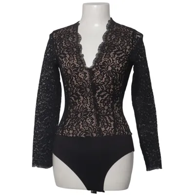 Body (Schwarz) von H&M Party Polyamid, Elasthan, Baumwolle, Polyester