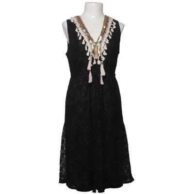 Dress (Black, Multicolored) from Azaka Polyester