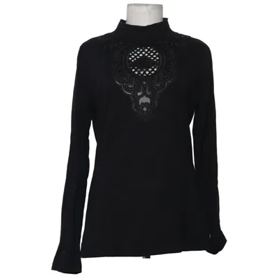Blouse (Black) from Gothicana by EMP Cotton