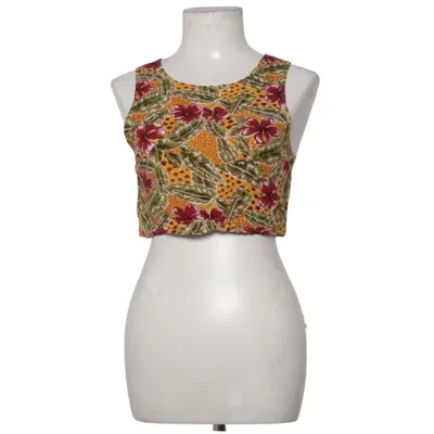 Crop top (Gul, Flerfärgad) från POP England Viskos