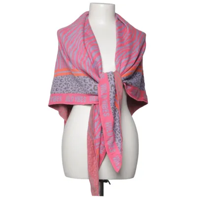 Poncho (Pink, Purple, Multicolored) from Zwillingsherz Acrylic, Cotton
