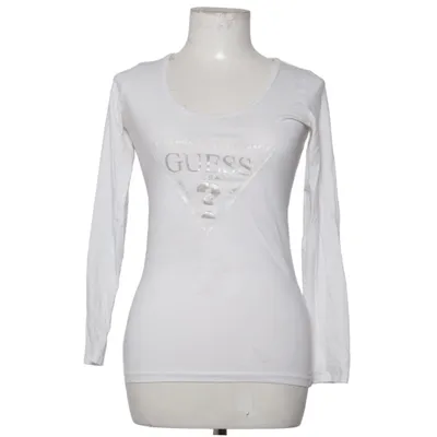 Lange mouwen shirt (Wit) van Guess Katoen