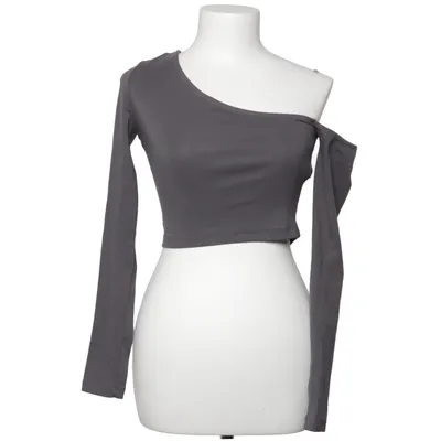 Crop top (Grå) från STR Bomull, Elastan