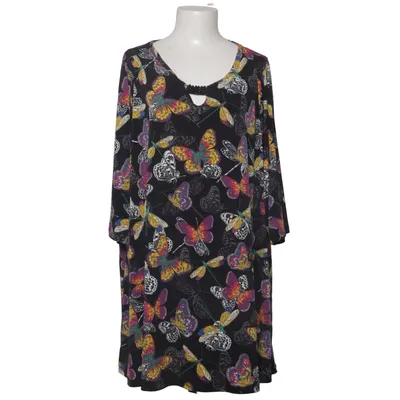 Dress (Black, Multicolored) from Yoek Elastane, Polyester
