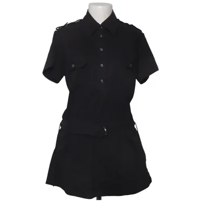Skjortklänning (Svart) från Tita Bomull, Elastan, Polyester