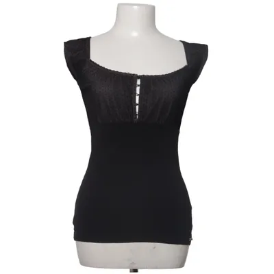 Top (Sort) fra Pussy Deluxe Bomuld, Elastan