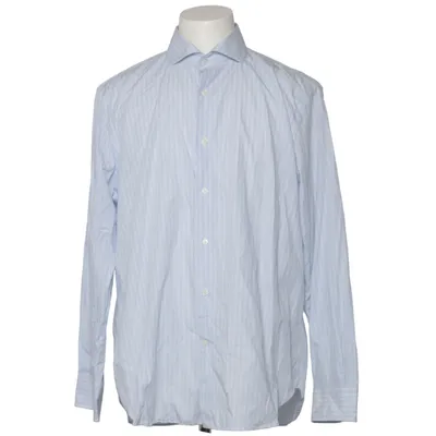 Chemise (Bleu, Blanc) de Emidio Tucci Coton