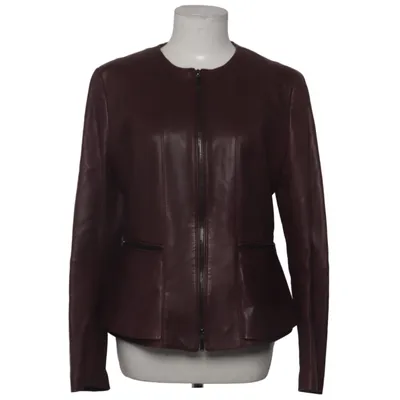 Leather jacket (Purple) from Hugo Boss Cupro, Leather