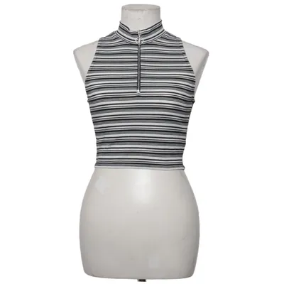 Top (Zwart, Wit) van Nobody's Child Elastaan, Polyester
