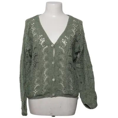 Strickjacke (Grün) von Johanna Acryl, Alpakawolle, Polyamid