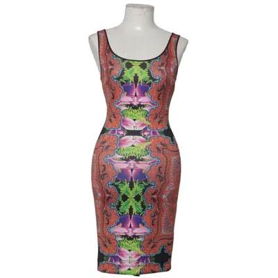 Dress (Orange, Multicolored) from Clover Canyon Elastane, Polyester