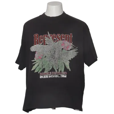 T-shirt (Sort, Flerfarvet) fra Represent Bomuld