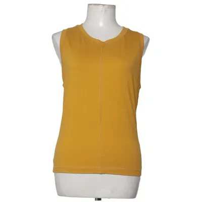 Tanktop (Geel) van H&M Basic Katoen, Elastaan
