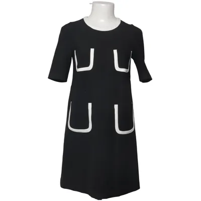 Dress (Black, White) from Tara Jarmon Cotton, Elastane, Polyester, Viscose