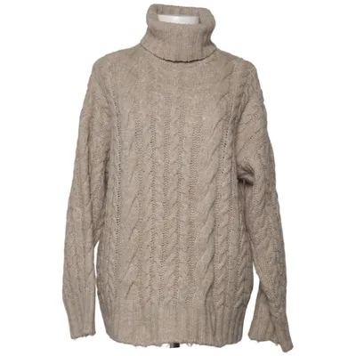 Turtleneck (Beige) from Donna Romina x NA-KD Acrylic, Polyester