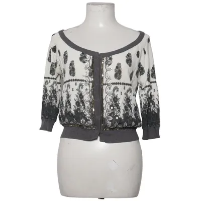 Cardigan (Wit, Grijs) van Twin Set Simona Barbieri Nylon, Viscose