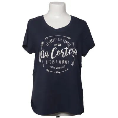 T-shirt (Blue) from Via Cortesa Cotton