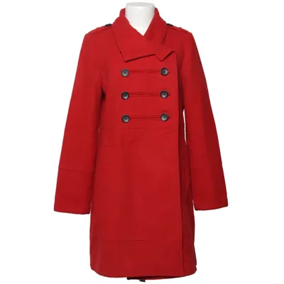 Coat (Red) from 3 Suisses Collection Polyamide, Polyester, Wool