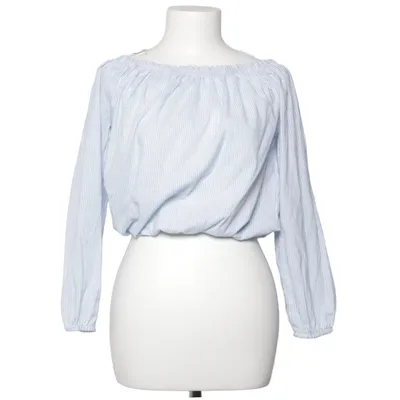 Top tube (Bleu, Blanc) de Brandy Melville Coton, Élasthane, Polyester