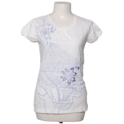 T-shirt (Vit, Blå) från Mavi Bomull