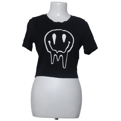 Crop top (Svart) från Rave Bomull, Elastan