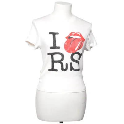 T-shirt (Vit, Röd, Svart) från The Rolling Stones Bomull, Elastan