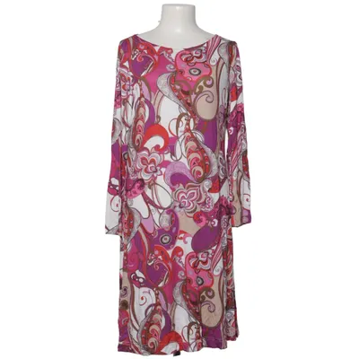 Jurk (Lila, Roze, Wit) van Vera Velour Elastaan, Viscose