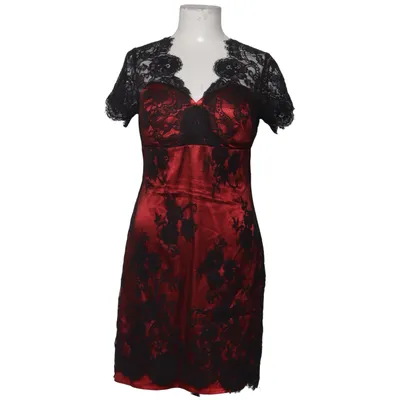 Cocktailkleid (Rot, Schwarz) von Ashley Brooke Elasthan, Polyamid, Polyester