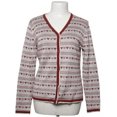 Cardigan (White, Red, Multicolored) from Himmelblau Acrylic, Metallic fiber
