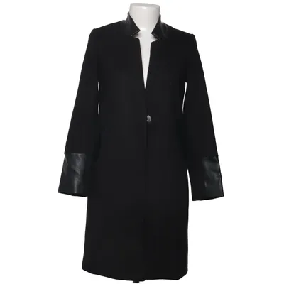 Frakke (Sort) fra River Island Petite Polyester, Polyurethan, Viscose
