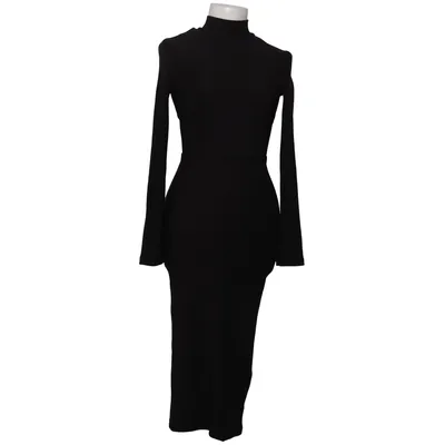 Jurk met col (Zwart) van Bershka Night Out