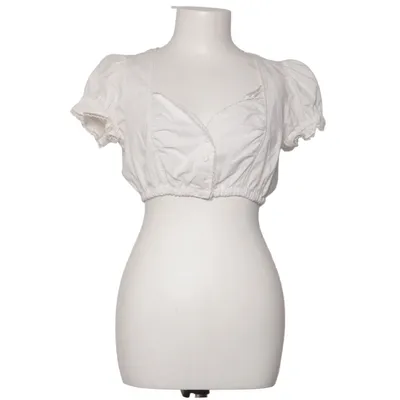 Dirndl blouse (Black, White, Purple) from Lisa's Landhaus Cotton, Polyester
