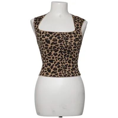 Topp (Beige, Brun, Svart) från Zara Elastan, Polyester, Viskos
