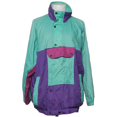 Outdoorjakke (Grøn, Lilla, Flerfarvet)