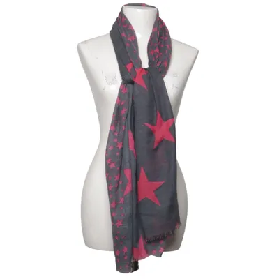 Sjal (Grå, Pink) fra Scarfs 4 You Polyester, Viscose