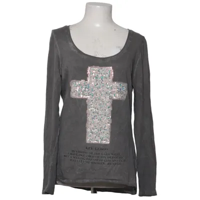 Long sleeve T-shirt (Gray) from Key Largo Girl Cotton