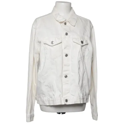 Denim jacket (White) from Bik Bok
