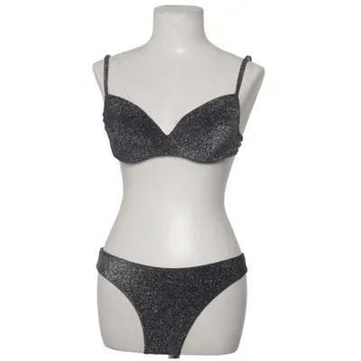 Bikini (Noir, Argent) de Rae Élasthane, Polyester