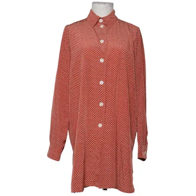 Shirt (Brown, White) from Yarell Polyester