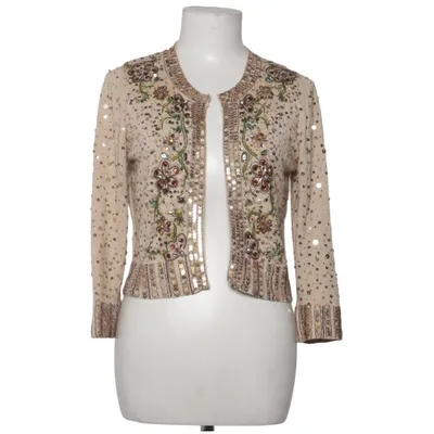 Cardigan (Beige, Flerfarvet) fra Zara Polyamid, Viscose
