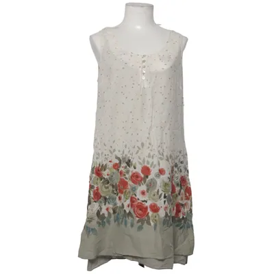 Dress (White, Multicolored) from Yerse Cotton